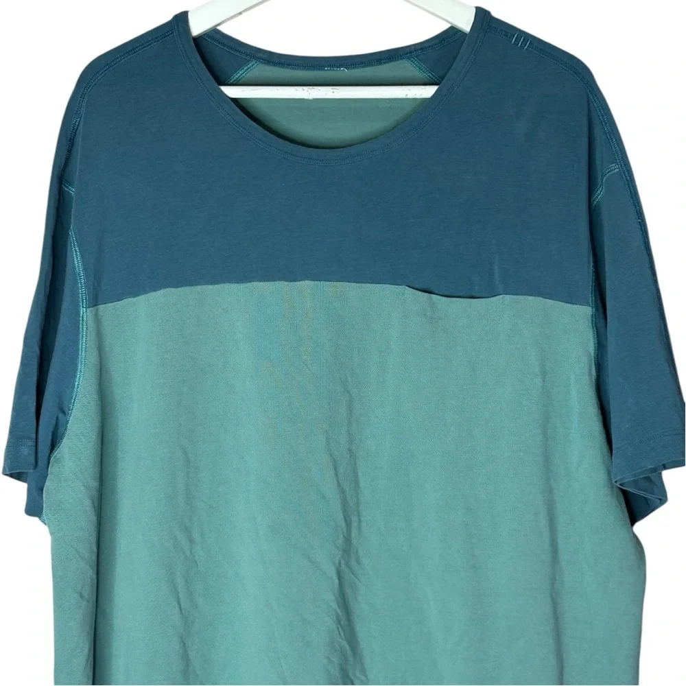 Lululemon In Your Element Short Sleeve Turquoise Sea Desert Teal